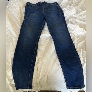 TRUE RELIGION ‘CAIA’ Ultra High Rise Skinny Woman’s Dark Blue Jeans - Size 30